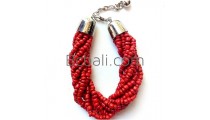 balinese handmade bead bracelets charm stainless