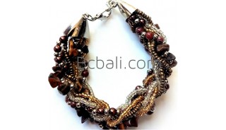 beads crystals stone bracelets charms