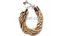 natural beaded bracelets balinese design new fashion women