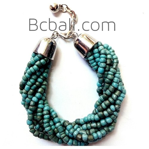 turquoise bead bracelets bali charm fashion women accessory turquoise