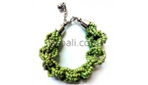 wrapted beads charming bracelets bali fashion 