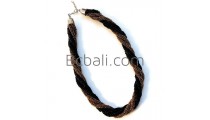 black golden beads necklaces two color