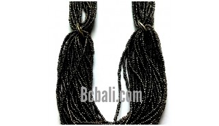 bali multi seeds black beading handmade fashion