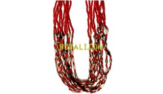 beaded necklaces design multi strands 