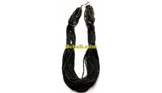 bali multi seeds black beading handmade fashion