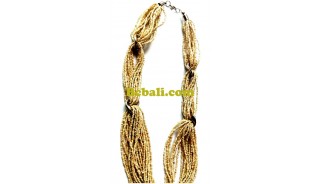 multi strand beads necklaces bali 2015