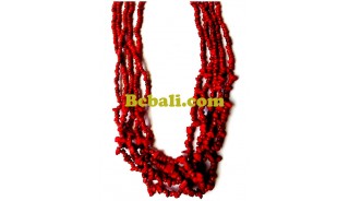 beads stone bali necklaces multi seeds designs