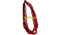 beads stone bali necklaces multi seeds designs