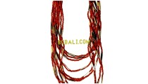 casandra beads multi seeds necklace charmings