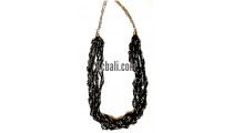 charming fashion beads multi seeds long