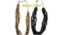 charming fashion beads necklaces long