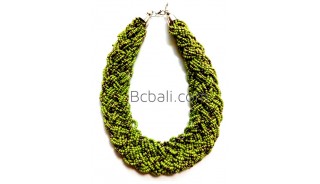 full beads handmade necklace wrap chokers bali design