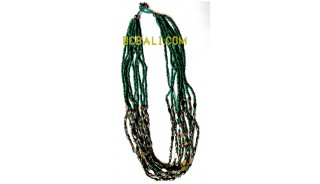 multi layers beading charms necklace fashion