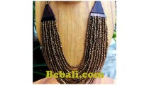 balinese golden glass bead choker ethnic necklace hand work design