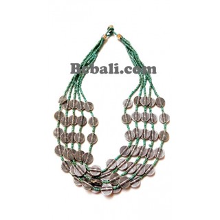 two color shown choker necklace beading charming