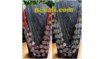 two color shown choker necklace beads charming