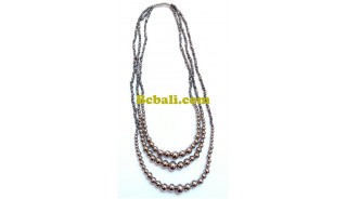 tangerine beads triangle seeds glass necklaces fashion