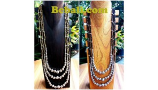 tangerine beads triangle seeds necklaces fashion