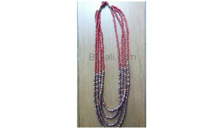 balinese style beads necklace fashion handmade design