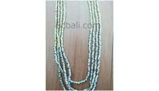 four strand beaded necklaces with stainless jewelry design