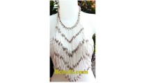 rumbai necklaces long seeds glass beads fashion 