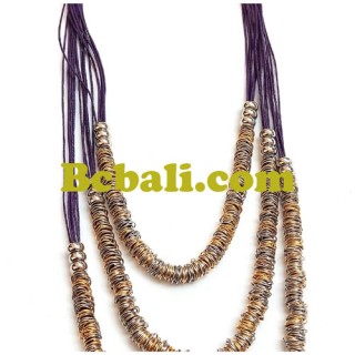 strings leather seeds stainless steels charms 