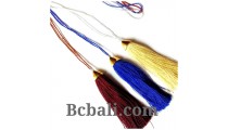 bali small beading tassels necklaces cotton pendant