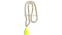 fashion necklace long strand crystal beads bali