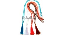 necklaces tassels glass beads crystal long seeds 