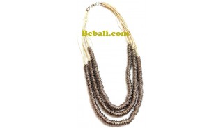 strings leather strands steels charms necklaces