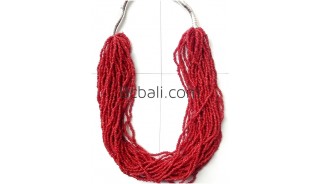 multi seed necklaces beading-charms fashion