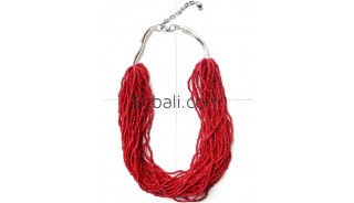 multi seed necklaces beading-charms fashion