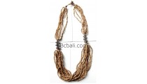 multi seeds beading necklaces fashion bali design