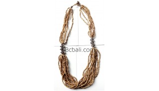 multi seeds beading necklaces fashion bali design