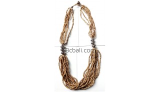 multi seeds beading necklaces fashion bali design