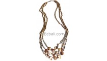 triangle layers shells beading necklaces charming