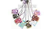 crystal beads pendant necklaces baby clothes design mix