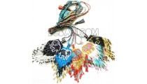 crystal pendant necklaces long string miyuki beading 