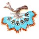 evil eyes pendant crystal bead miyuki fashion jewelries