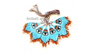 evil eyes pendant crystal bead miyuki fashion jewelries