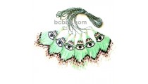 evil eyes pendant necklaces crystal bead miyuki fashion