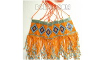 balinese miyuki necklace long string pendant