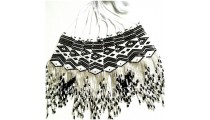 crystal beads necklace miyuki sequare