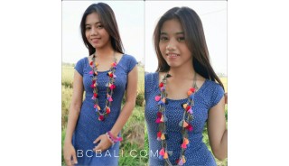 multi tassels fashion necklace collections