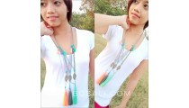 necklaces charms seeds beads tassels necklace new fashion