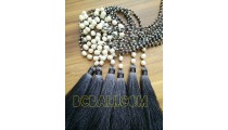 fresh water pearls tassels necklaces bead crystal