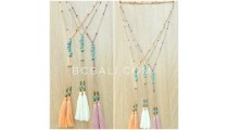 new tassels designs turquoise stoper beading