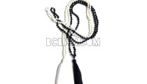 beads stone pyrus necklaces tassels long strand