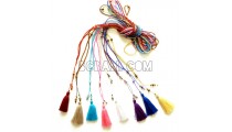 necklaces tassels sugar beads small silver