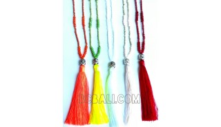 tassel necklace meditation budha yoga